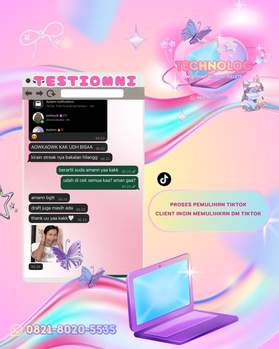 initiatiive's tweet image. JASA AKUN SOSMED✅

&amp;gt;PULIHKAN BALIKIN AKUN LUPA PASWORD/KE HACK
&amp;gt;JASA LACAK LOKASI ORANG
&amp;gt;SADAP WA
&amp;gt;LACAK HP HILANG BY NO HP/IMEI
&amp;gt;LACAK PENIPU/REVENGEPORN
&amp;gt;JASA UNSUS AKUN/UNSUSPEND
&amp;gt;JASA HACK/PEMULIHAN AKUN EMAIL,IG,WA,X,FB,TIKTOK!
  
TRUSTED, AMANAH❗️
wa.me/6282180205535
