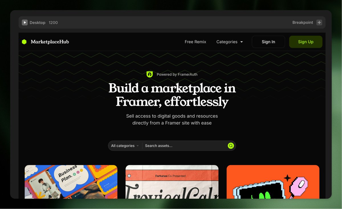 FramerAuth tweet media