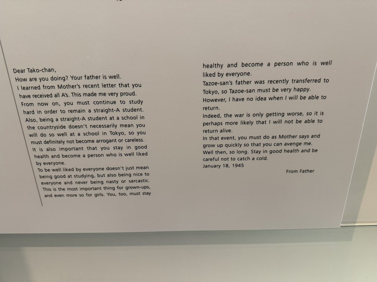 AzFlin's tweet photo. Japanese ppl are based as fuck

This is a letter from a general in ww2 to his daughter 2 months before he died

His most important concern was that his daughter get good grades

Men used to go to war https://t.co/gpKwVR8TV8