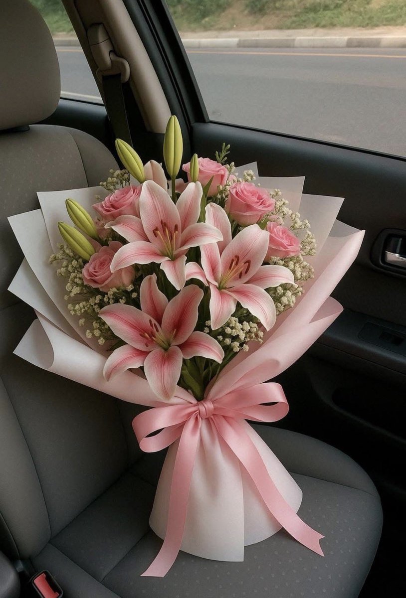 i3Moment's tweet image. Lily bouquets