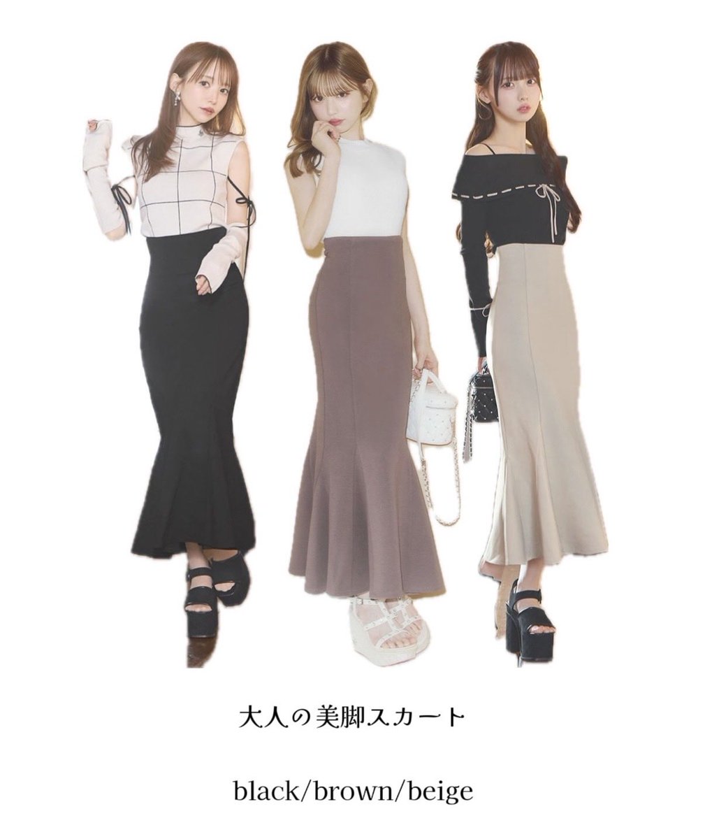 𝐑𝐄𝐒𝐓𝐎𝐂𝐊 】 ずっと大人気の 「くびれ美脚スカート」「大人美脚
