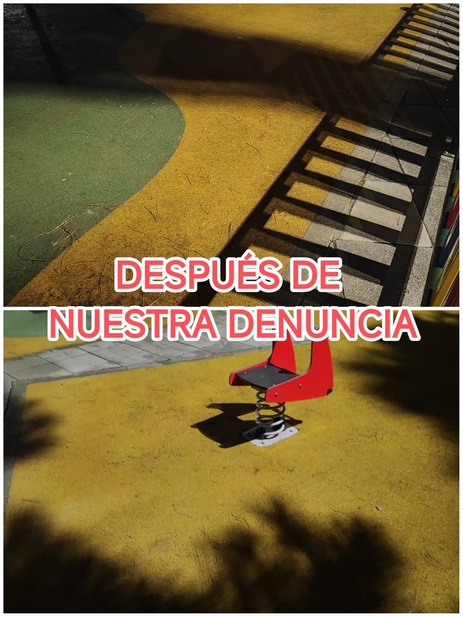 💪 De nuevo el trabajo de MxF ha sido útil a los vecinos. Al día siguiente de nuestra denuncia se limpió el parque.
💪 Falta poco más de un año para que los mostoleños digan ¡basta! a la derecha y la izquierda, 
💪MxF está preparado para devolver la ilusión a los vecinos.