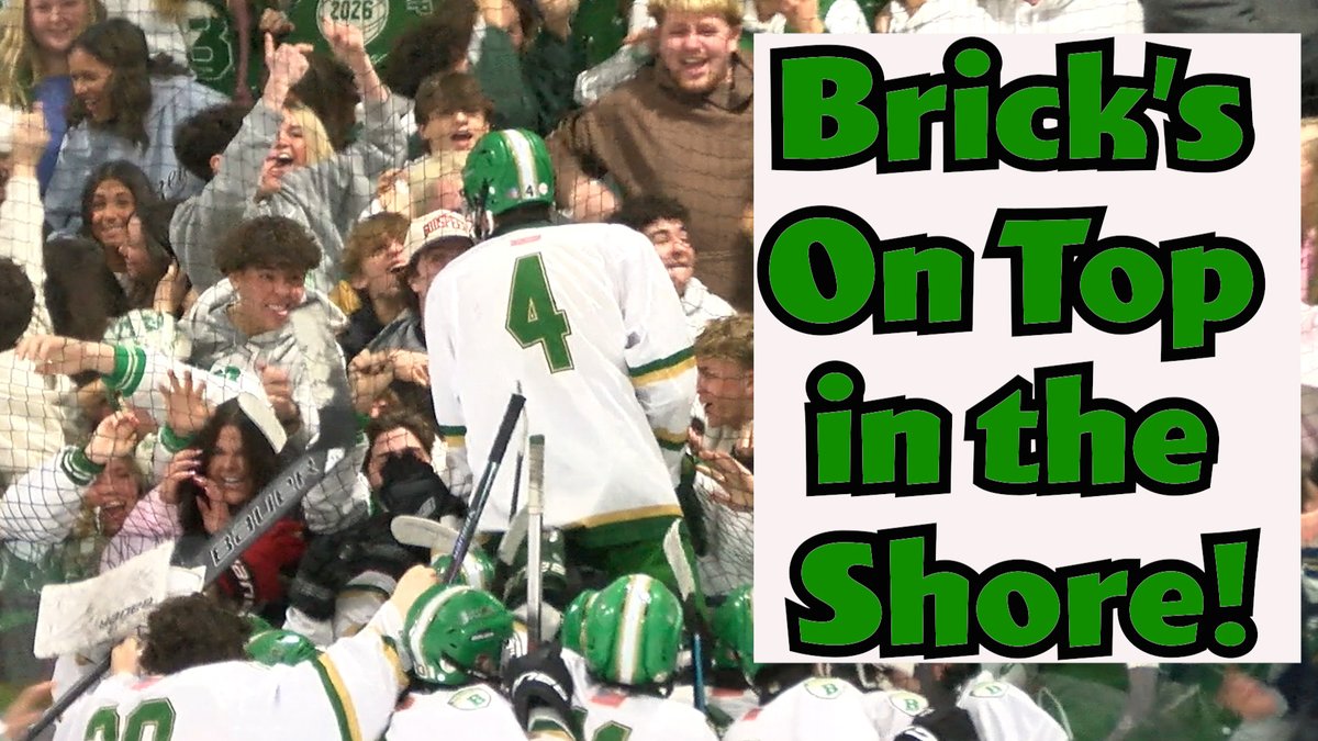 JSZ_Sports's tweet photo. Two great student sections, two teams that pulled off a pair of upsets to reach the final resulted in a Handchen Cup classic!

Brick won all three Handchen Cup games in overtime.  Watch the great back and forth battle in Brick's 4-3 win against Matawan-Howell.  The highlights are up NOW at https://t.co/yilxjy5RgL