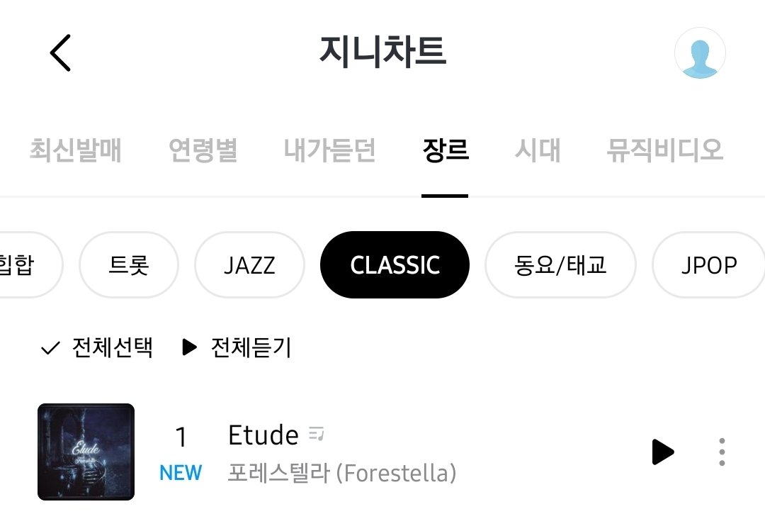 포레에게 새해 복 주기🔥
2/13 16:00 <Etude> 음원사이트 순위

➡️ 멜론 발매30일 49위
➡️ 벅스 TOP100 실시간 6위 / 클래식 1위
➡️ 지니 발매30일  36위 / 발매100일 60위 / 클래식 1위

설날에 포레가 가수로서 새해복을 더 많이 받는 방법은?
바로 음원성적을 높여주는 거예요!
숲별이 할 수