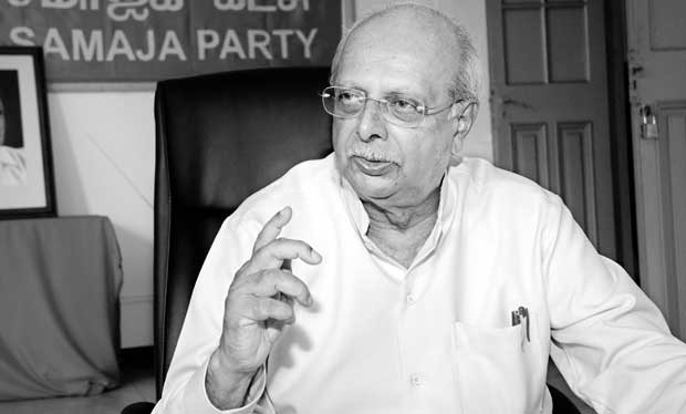 I am deeply saddened to learn of the passing of former Minister and veteran leftist leader Prof. Tissa Vitharana. Prof. May he attain the supreme bliss of Nibbana.