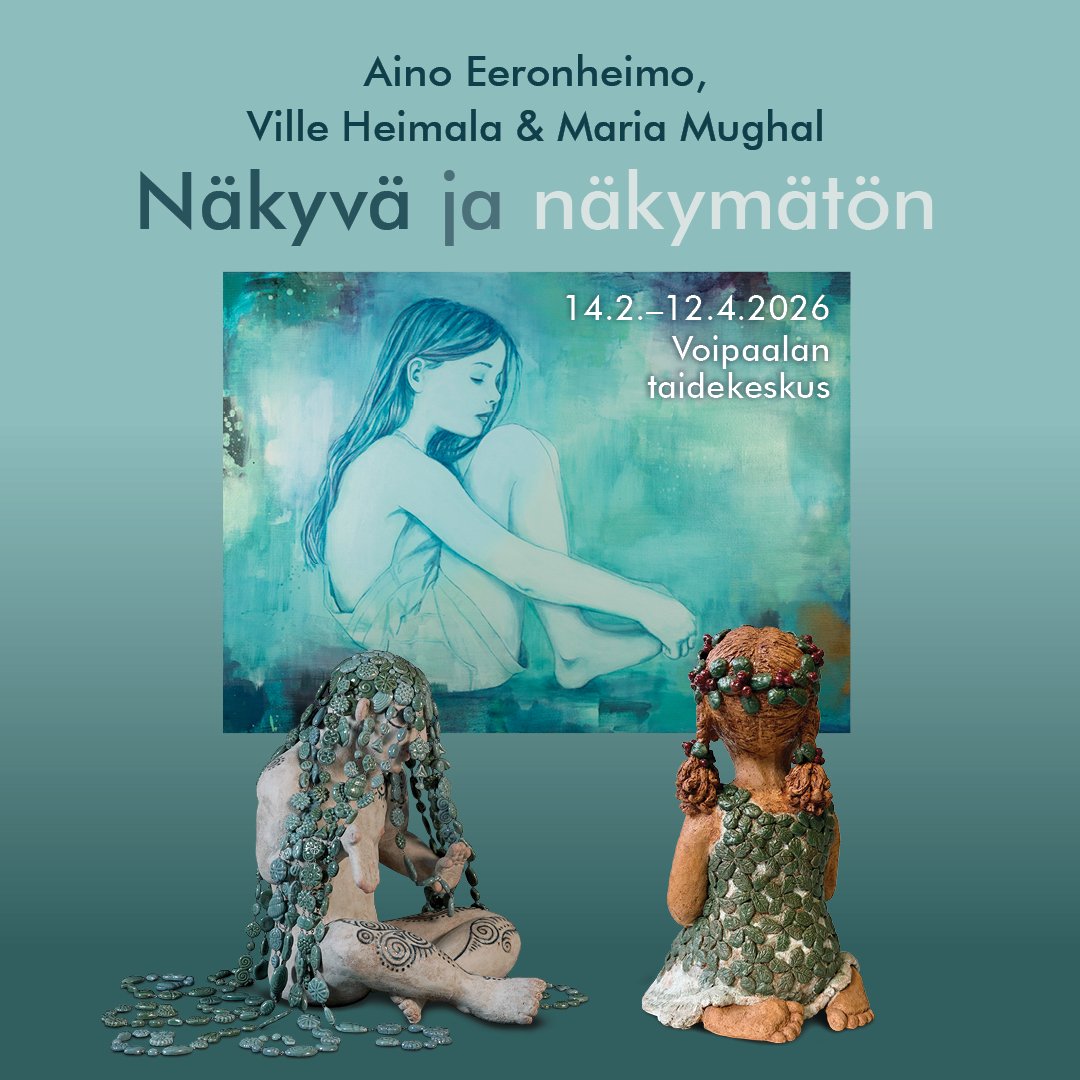 MariaMughalArt's tweet image. Näyttelymme avajaisia juhlitaan 13.2. pe klo18-20 Voipaalan Taidekeskuksessa  🎉🎨🥂🤗🤩 Avajaisiin on vapaa pääsy.

Näyttelyn taiteilijat:
@Aino Eeronheimo
@Ville Heimala
@MariaMughalArt

Os.Sääksmäentie 772, Sääksmäki
#voipaalantaidekeskus #avajaiset #taide #art #sääksmäki