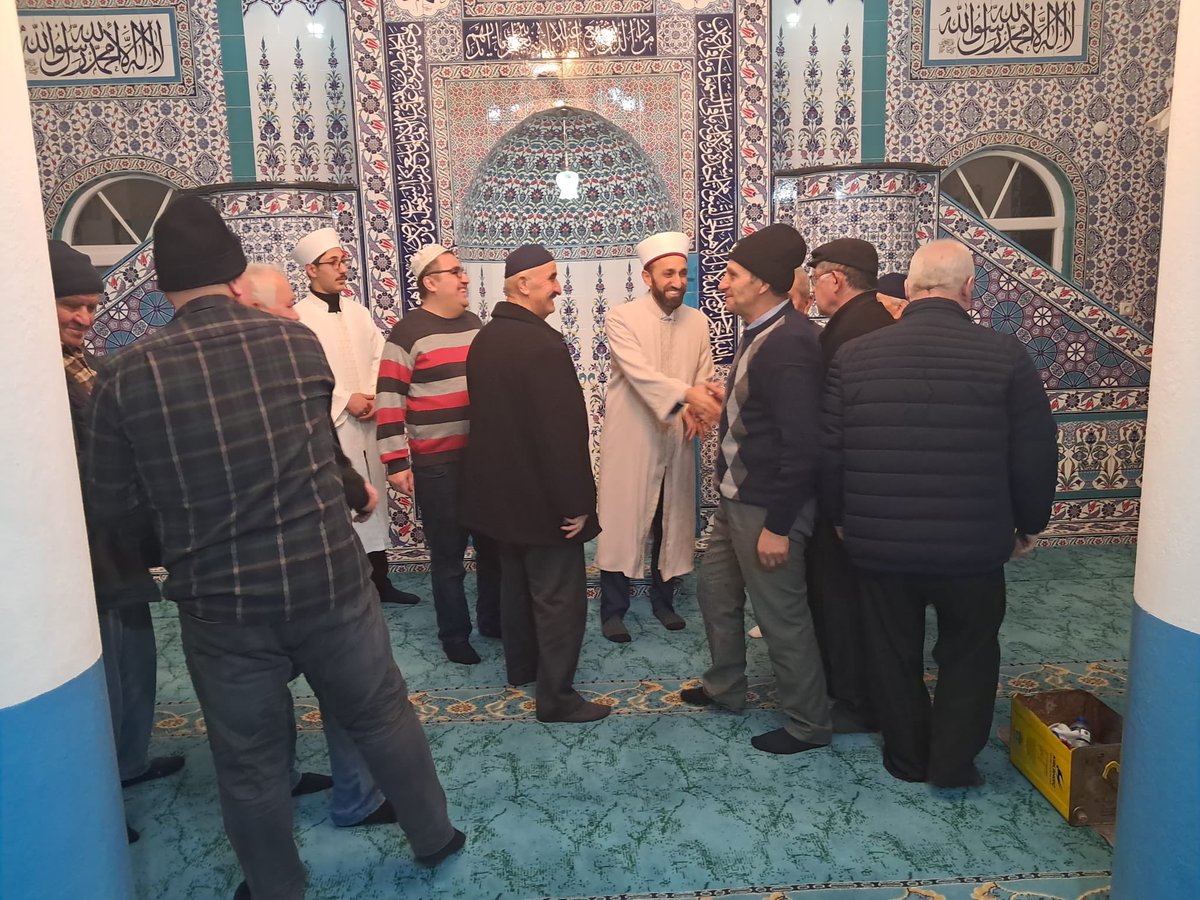 İlçe Müftümüz Sayın Mahmut YEGİN Abdurrahman Köyü Tahtabaşoğlu Mahalle Camii’nde Kur’an Merasimine Katıldı