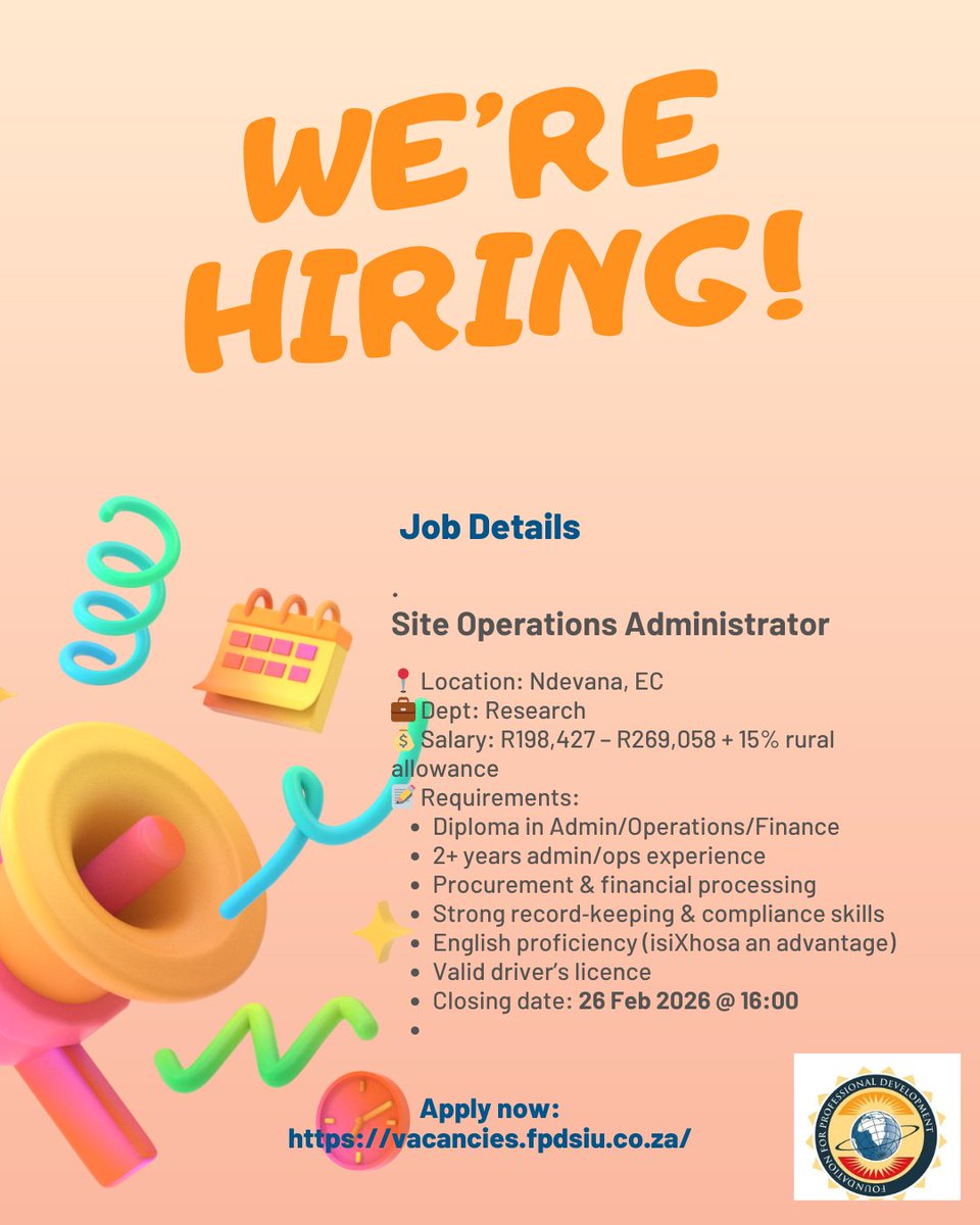 Foundation for Professional Development (FPD) tweet media