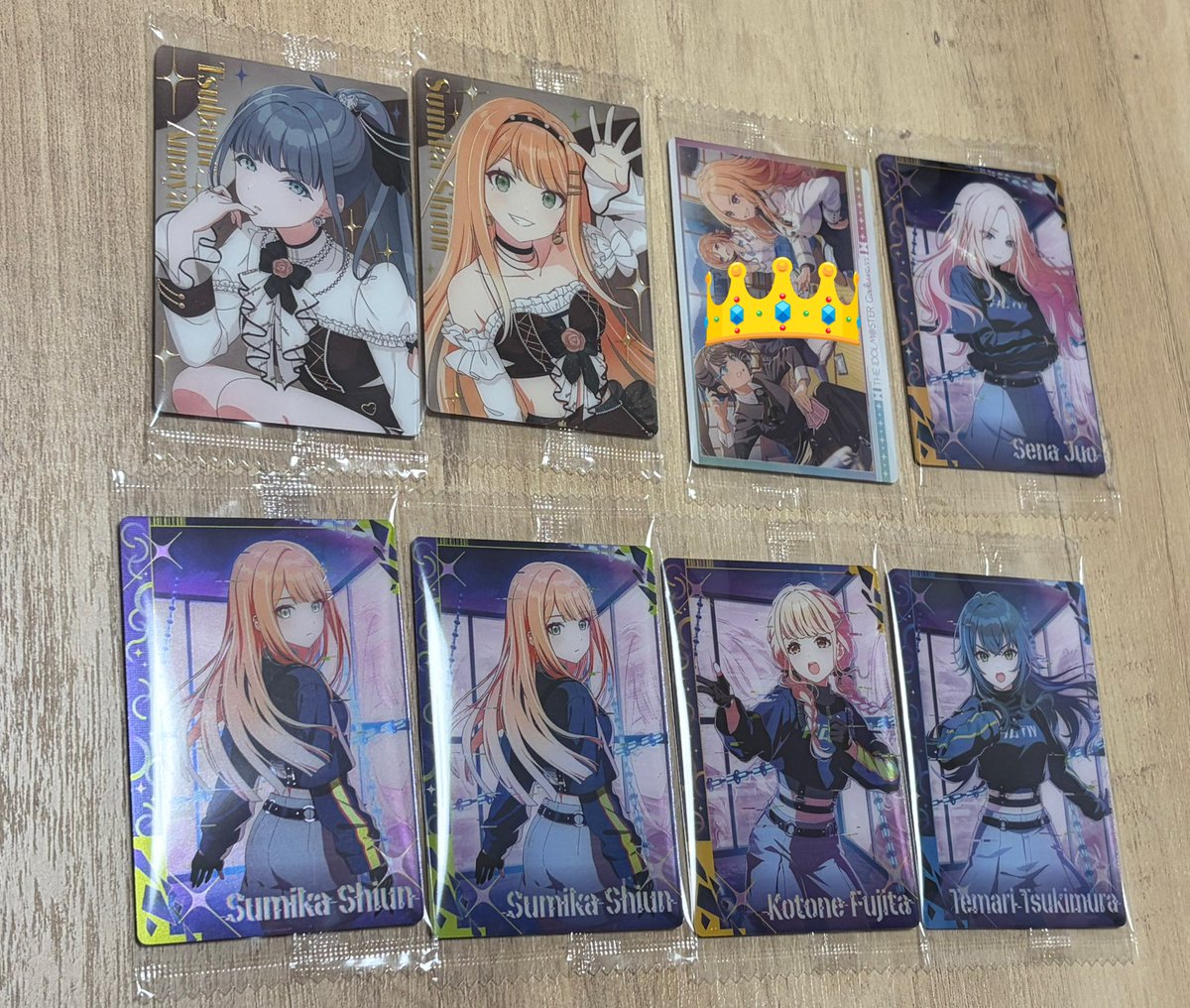 51_beee's tweet photo. 学園アイドルマスター 学マス 
ウエハース3 ウエハース 
トレ 交換

譲・画像のもの 燕 ことね 手毬 清夏 星南

求・SR 麻央

郵送希望です、Nは過去ものでも◎です。気軽にお声がけ下さい。 https://t.co/WgBa4PxP9L