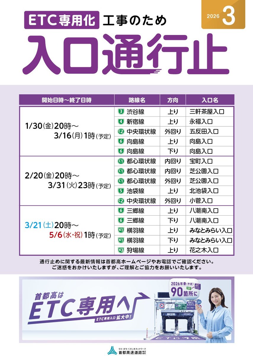 北京市五道口工人倶楽部 入場券 使用済 ETC専用入口 2月20日（金）20時より入口通行止め開始】 ＃ETC専用入口