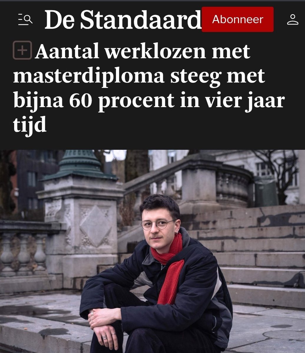 Zou het ooit beginnen te dagen dat het onnodig is om de ganse bevolking richting hoger onderwijs te pushen?