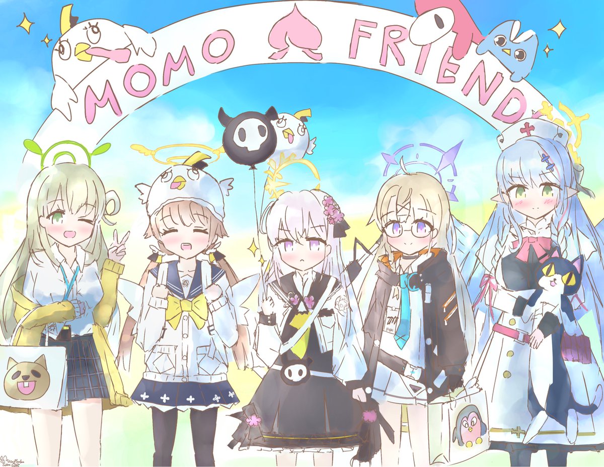 ヒフミたち！ MOMO FRIENDS - ibisPaint 153308301