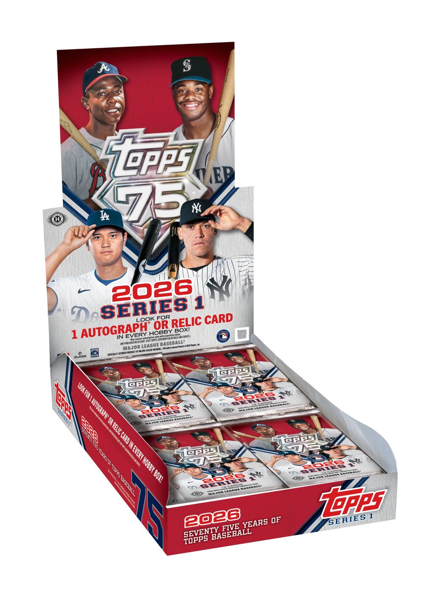 ⚾【MLB 2026 TOPPS SERIES 1】 TOPPS MLBカード定番アイテム