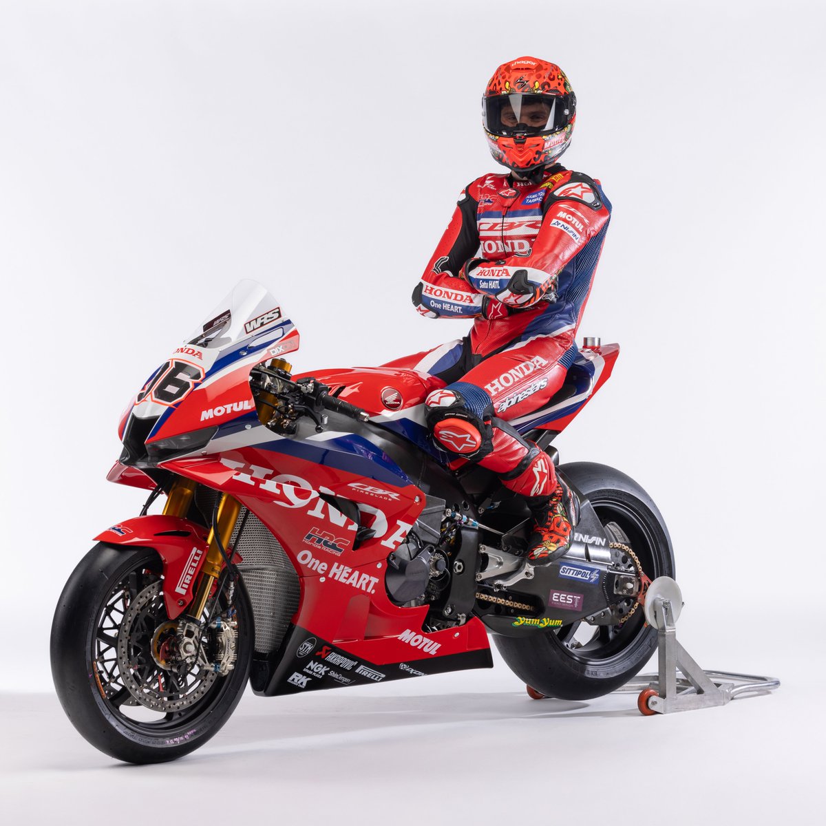 HondaMoto_HRC's tweet image. Take a look at the Jake Dixon's CBR1000RR-R Fireblade SP for 2026 campaign👀

WSBK Phillip Island Pre-season Test will be happening soon🔥

#Honda #WSBK
