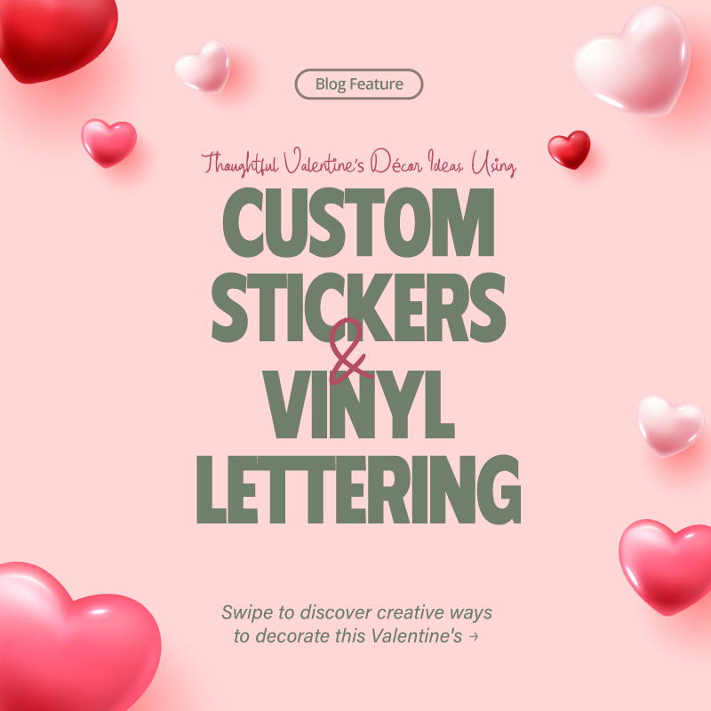 StickerCanada's tweet image. Love is in the details. 💕

From charming stickers to elegant vinyl lettering, discover simple ways to transform any space into a warm, thoughtful Valentine’s display.

Read the full blog to get inspired this Valentine’s: tinyurl.com/y5apfbzw

#StickerCanada