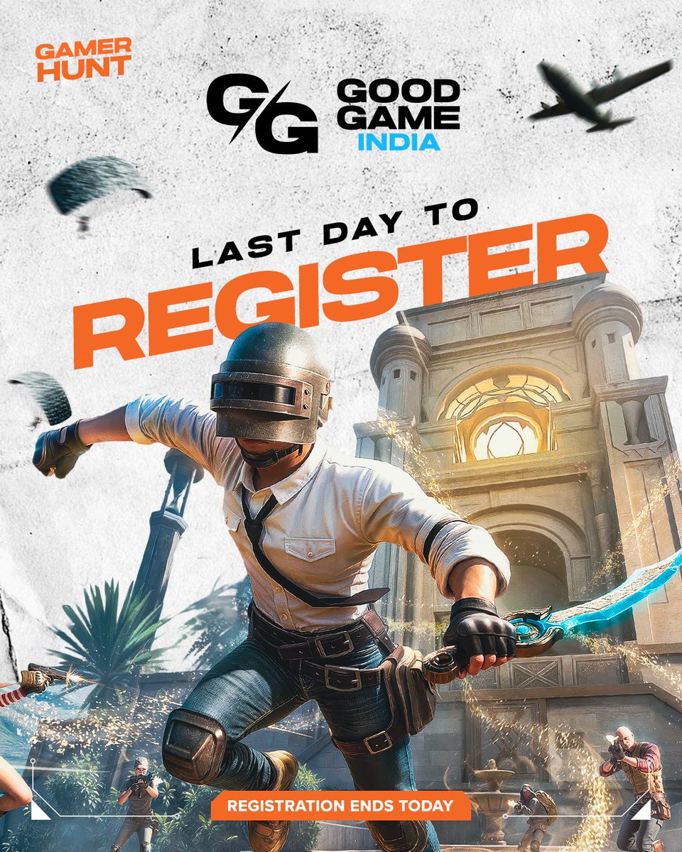 GGtv_community's tweet photo. Last chance to enter the hunt. 🎮 
Don’t watch history. Be part of it. 😉

Register here! -> https://t.co/UZhXsdR1QK

#GoodGameIndia #GoodGametvshow #GamerHunt #BGMI #Battlegroundsmobileindia https://t.co/VxJrpoXLmE