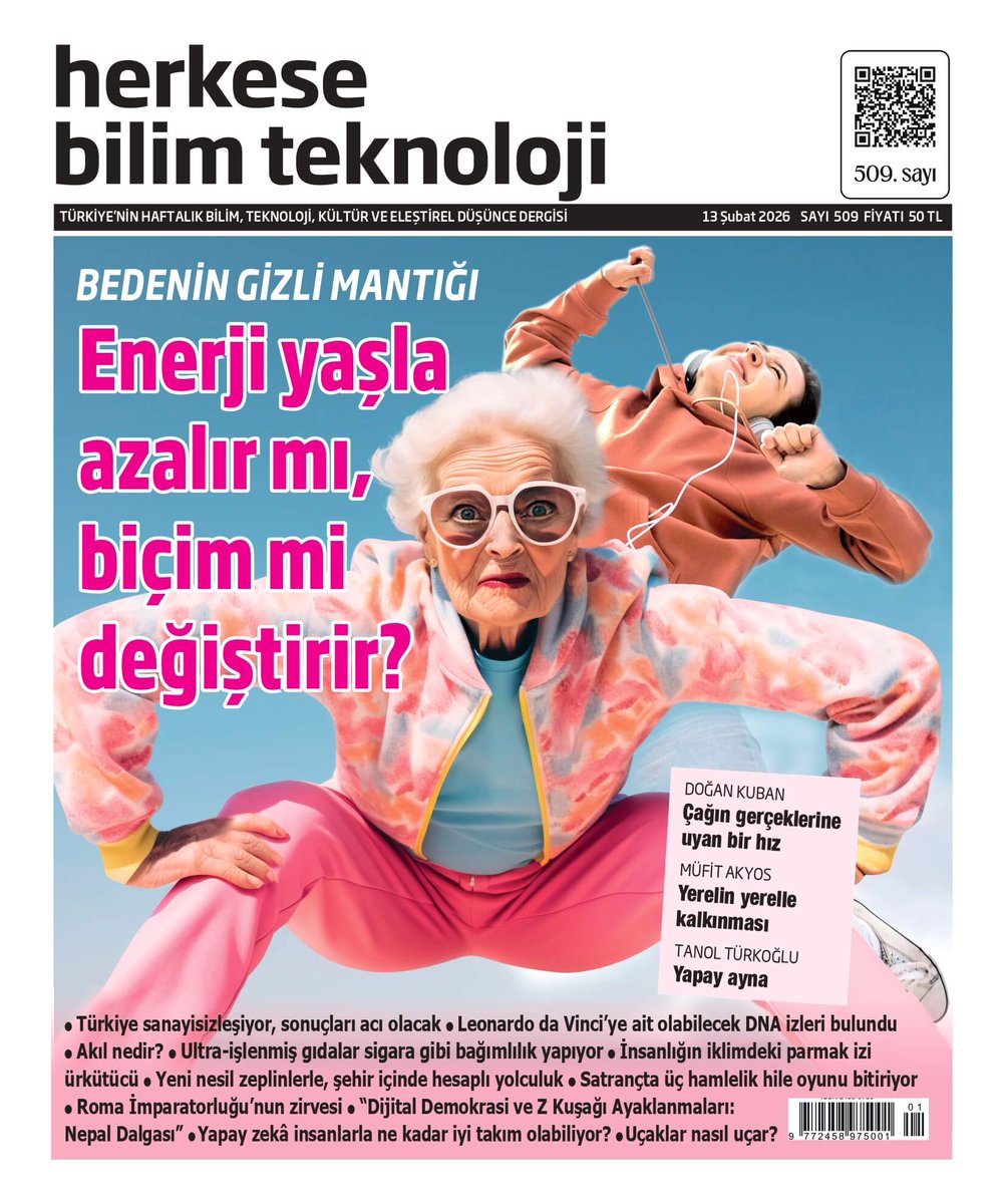 Enerji, yaşla birlikte yok olmuyor. Biçim değiştiriyor, yeniden örgütleniyor, bedenin ve hayatın talepleriyle yeni dengeler kuruyor.  

🩷 509. sayı çıktı!