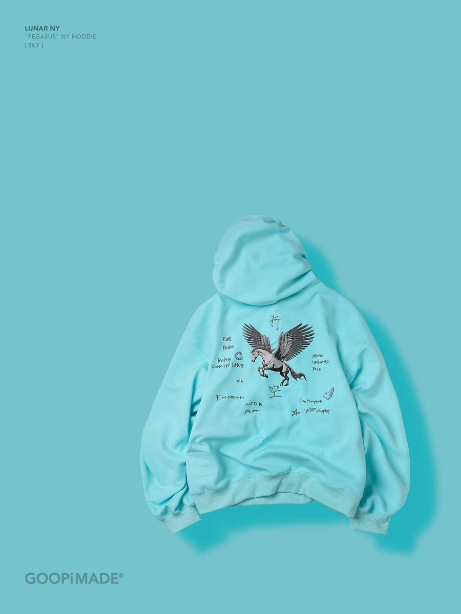 2026-02-14-SAT-10:00 _ GOOPiMADE _ Lunar NY - “Pegasus” NY Hoodie