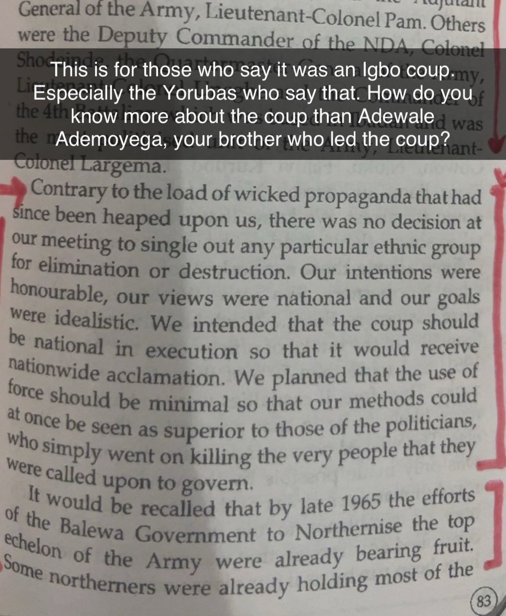 No wonder Yorubas hate history! Even Adewale Ademoyega knew their propaganda was wicked and evil