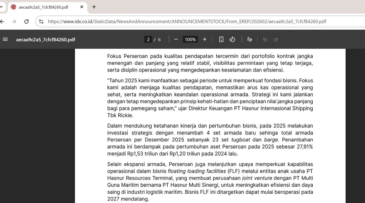 Salah satu seni membaca Lapkeu LK alias Financial Statements FS adalaaah

Baca notes / catatan
Catatan 9, Aset Tetap (Non current assets) Nett

Kemudian, konfirmasi ke publikasi dari emiten

Inget bahwa shipping industry itu cyclical.