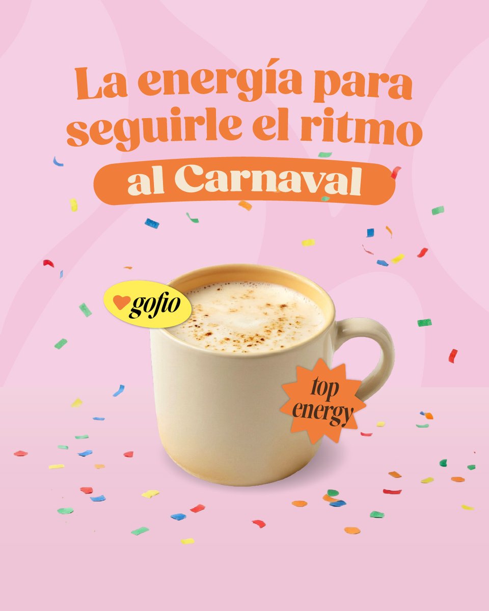 Carnaval en Canarias es tradición. Calle, música y noches que se alargan. 🥁​🎶​

Y como todo lo bueno, merece un buen acompañamiento para reponer fuerzas. 💪

El de siempre: un vasito de leche con gofio,​🥛​ para recargar energías y a seguir disfrutando.