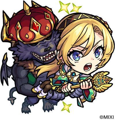 モンスターストライクにて
『光を放つ亡国の王女と半魔の王 コーディリア＆リア』を制作させていただきました。 
#モンスト作品公開