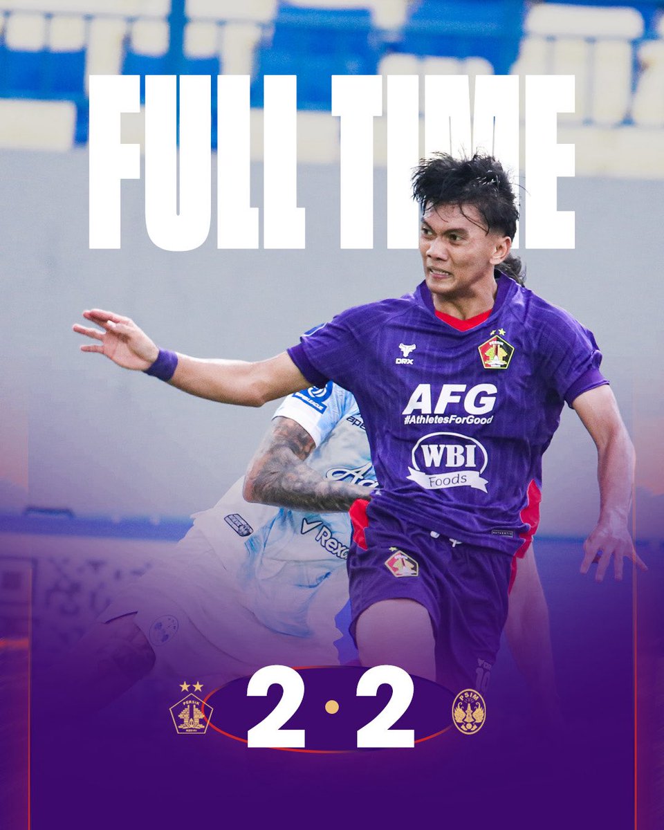 𝐌𝐀𝐓𝐂𝐇𝐃𝐀𝐘 𝟐𝟏 !

Berbagi angka di Gelora Joko Samudro.

Full Time
Persik Kediri 2-2 PSIM Yogyakarta

⚽️ Jon Toral
⚽️ Ezra Walian (P)

𝑪𝒐𝒎𝒆 𝑶𝒏 𝑺𝒂𝒓𝒅𝒖𝒍𝒂 𝑺𝒆𝒕𝒂!
__
#Djajati | #PersikKediri