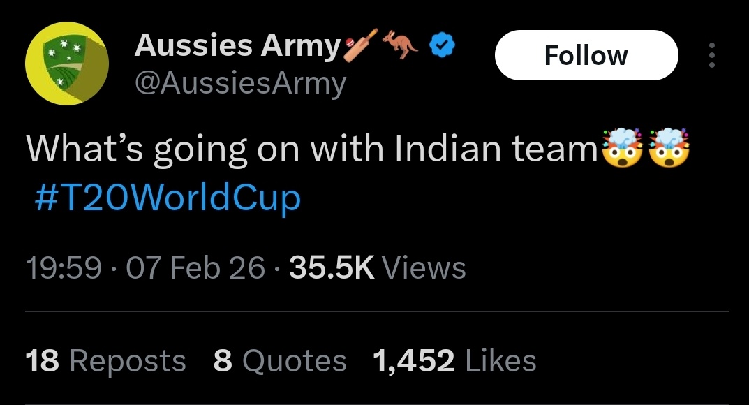 What's goin on with Australian team 🤯🤯 <a href="/AussiesArmy/">Aussies Army🏏🦘</a> 

Zimbabwe has the upper hand over Australia 

Cameron Green gone on duck 🤯

#T20WorldCup2026
#ausvszim