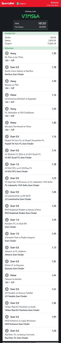 OddsFuel's tweet image. Friday Picks 🔥 

107 Odds 

Code👉🏼👉🏼V7MS6A

Like and repost. Hit FOLLOW for more Picks.

@ForeverDau @sportingking365 @Kingkuti_ @39billion @Ada_Daddyya @LouieDi13 @BettingTipsMan @BOSSTIPZ22