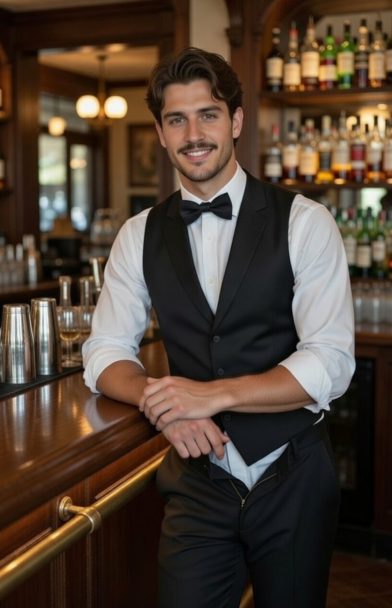 Gigi nel suo bar offre un buon caffè