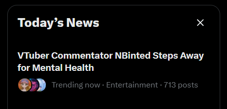 There is no way this guy is important enough to be the top of today's news