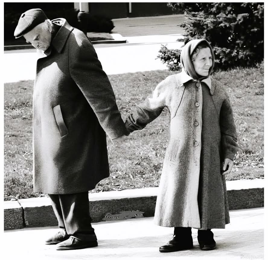 He is 85 and insists on taking his wife’s hand everywhere they go. When he was asked why his wife kept looking away, he responded, “because she has Alzheimer's”. Then he was asked, will your wife worry if you let her go? He then replied, ′′she doesn't remember anything, she