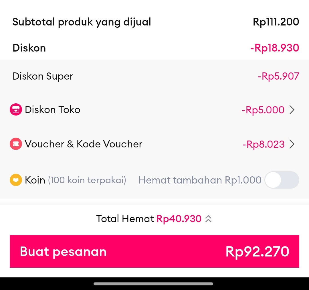 gimana sih cara dpt diskon gede, ini udh new account loh😫😫