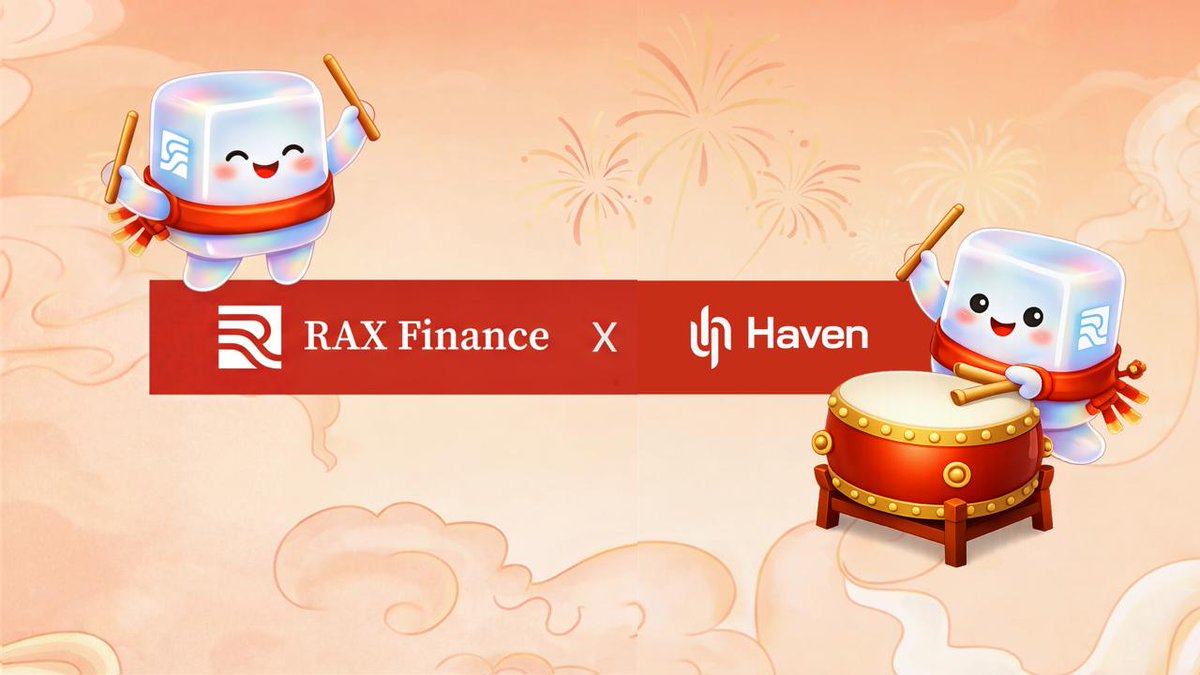 RaxFinance's tweet image. RAX SPARK: Day 2 with @haven_rwa 🎆🧨

Haven brings real-world Treasury yield on-chain — bridging traditional fixed income with Web3 accessibility.

We’re excited to ignite the Spark together and expand real asset infrastructure in the AI economy!

To complete today’s check-in:…