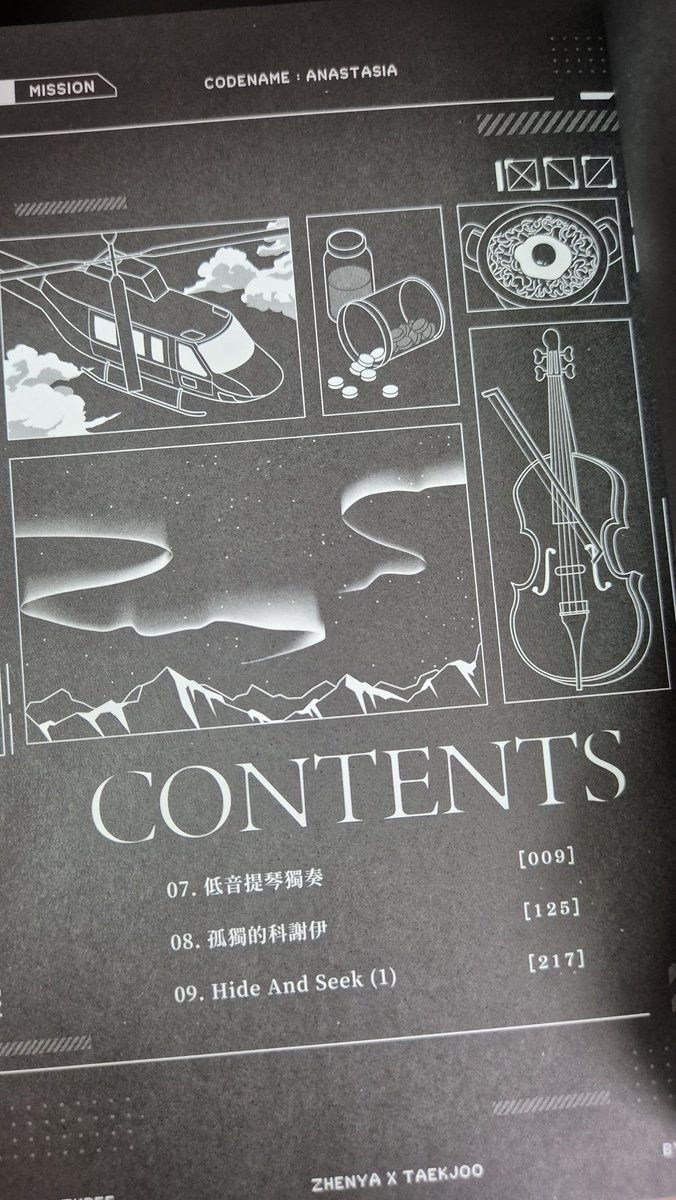 코드아나 대만판 목차가 진짜 너무 좋음