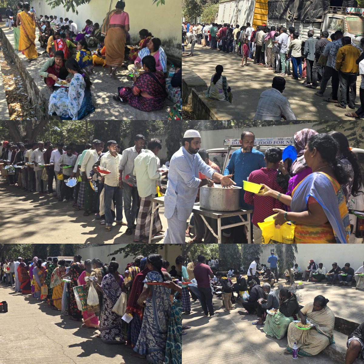 RotiCharity's tweet image. #humansforhumanity 
#foodforneedy
Today 3363.days. completed
Daily free food distribution in poor and deserving people  daily feed 250+ members of poor patients’ families living outside in govt hospitals, anyone interested support or donate
All donations eligible for exemption
