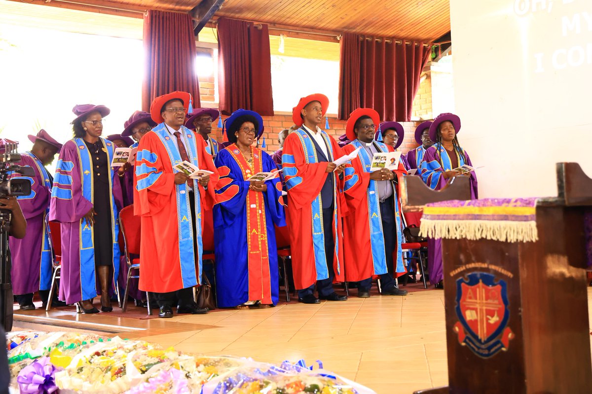 UCUniversity's tweet photo. Today, our hearts melt with sorrow as we gather as a family, united by grief over our sister and friend, Pamela Tumwebaze. 
Nevertheless, we celebrate a life and legacy that mattered to us all. 

Yet, in all this, we are confident she is with the LORD, who she loved and lived for.  
"O, death where is your sting?..." 1 Cor 15:55