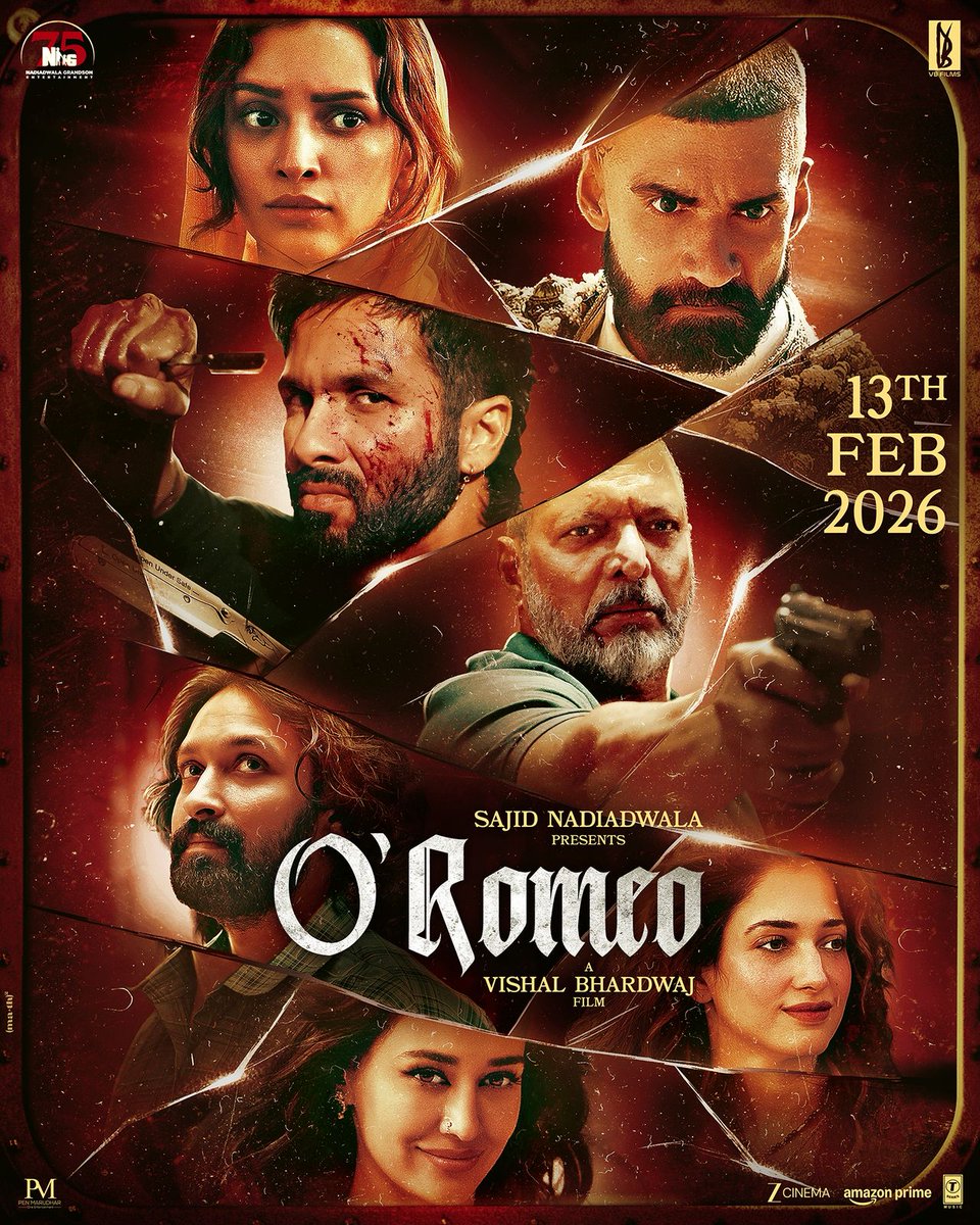 navneet_mundhra's tweet photo. REVIEW: #ORomeo 

Rating: ⭐⭐⭐🌟

One expects gritty realism, quirky humour, taut screenplay and exquisite detailing from a #VishalBhardwaj movie... and O ROMEO' delivers on all these fronts.

There are several threads running through the movie and Bhardwaj adroitly weaves them into a coherent & compelling whole.

The screenplay is packed with powerful dialogues, surprising twists and skillfully mounted action sequences.

#ShahidKapoor as Romeo is fabulous. His body language and diction are in sync with the core of the character that he's playing. #TriptiiDimri displays quiet strength with utmost conviction. #NanaPatekar is first-rate. #FaridaJalal has a brief role but she breathes life into it. #AvinashTiwary as Jalal leaves an impact.

The face-off between Shahid and Avinash in the climax is whistle-worthy.

Music by Bhardwaj is good. One of the joys is songs of the 1990s from #Aashiqui, #Beta, #DilHaiKiMantaNahin which are played in the background... as that's the era where the movie is set.

Dialogues are razor-sharp and one of the highlights of the  movie. The Mumbai underworld lingo is completely authentic.

Producer #SajidNadiadwala has spared no effort and money in giving a sprawling canvas to the film. Production values are top-notch.

On the whole, 'O ROMEO' is an ambitious and largely absorbing movie. It packs a solid punch. RECOMMENDED 👍

#ORomeoReview
