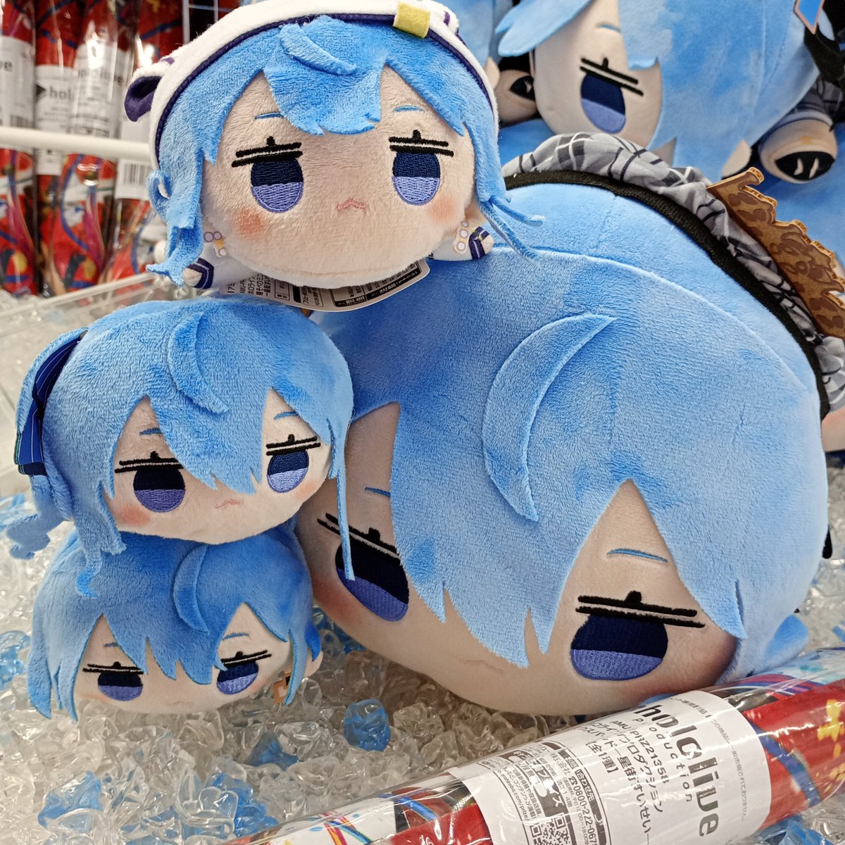 ﾎﾛﾗｲﾌﾞプロダクション🤩🤩🤩 寝そべりBIGぬいぐるみ💖💖💖 星街すい