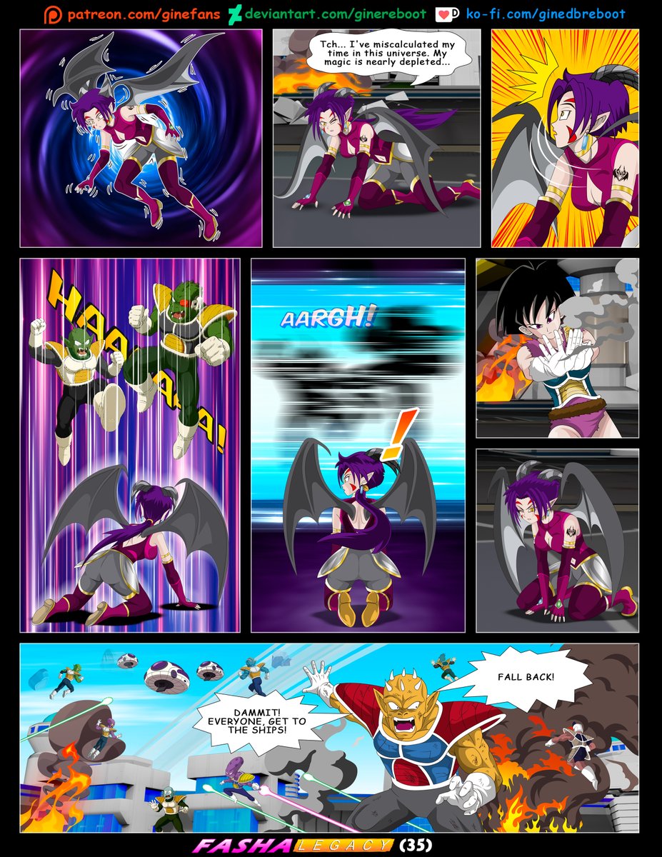 DBReboot- Fasha Legacy-- Page 35 🇺🇸ENGLISH You can support my work with a donation at the following links:
Patreon: patreon.com/ginefans
Ko-Fi:ko-fi.com/ginedbreboot
DeviantArt: deviantart.com/ginereboot