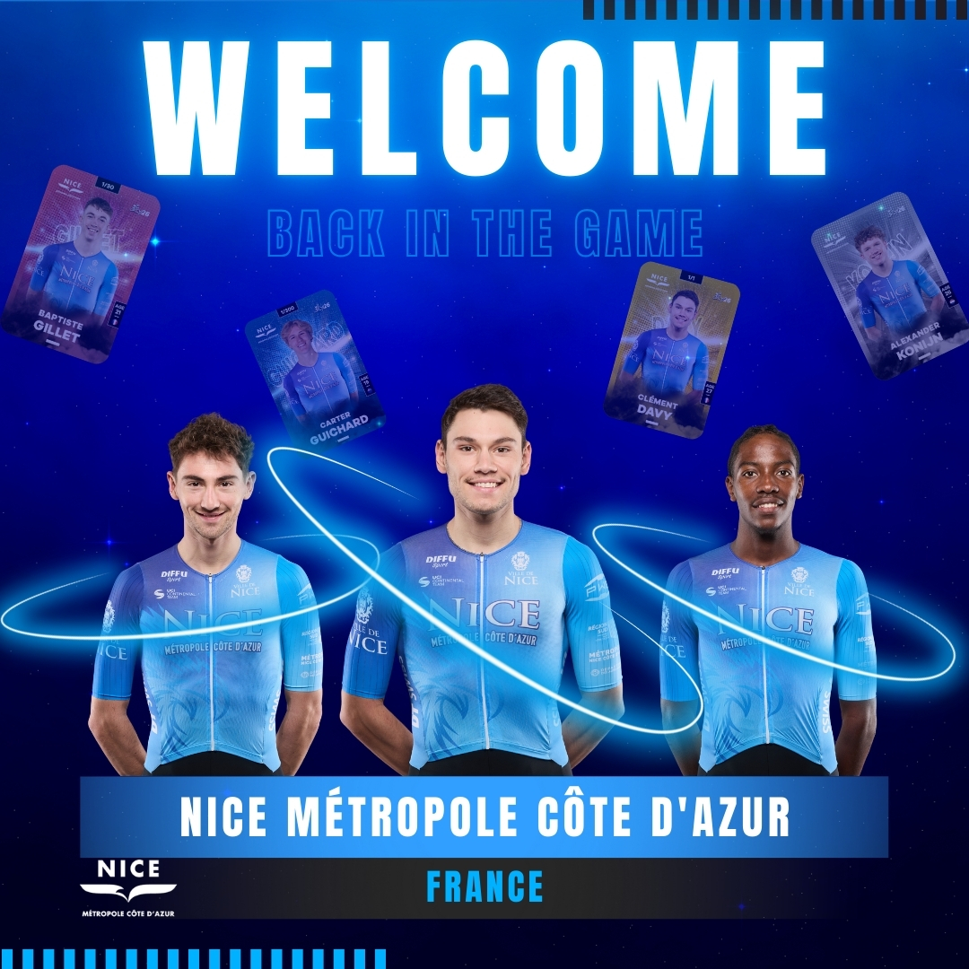 cylimit_game's tweet photo. Bon retour à @Team_NiceMCA sur @cylimit_game, le Fantasy Game 3.0 dédié au cyclisme 🔥 

Deviens le meilleur manager en :
🖼 Collectionnant les cartes des coureurs
🎮 Jouant avec dans les vraies courses
🏆 Gagnant des récompenses

👉https://t.co/U7X7bAKGfg https://t.co/xCDliKJlKU