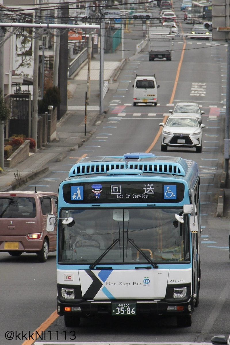 西武バス 大宮営業所 A0-221号車(元立川) 転属 大宮200か3306登録 A6