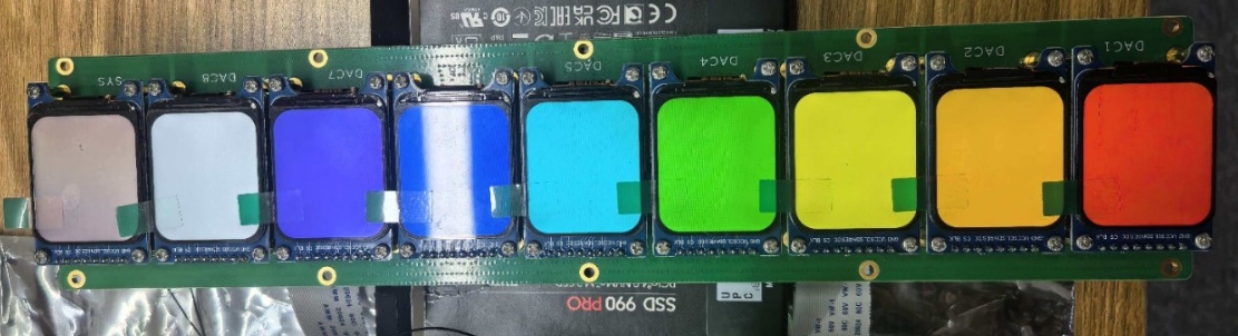 Aaronia_AG's tweet image. Our Mini #SPI Display Project is running 😎
8 displays via SPI. Will be used for our 19" rack mount XXL RF signal generator with 16 40GSPS DACs.
#aaronia #rf #tech