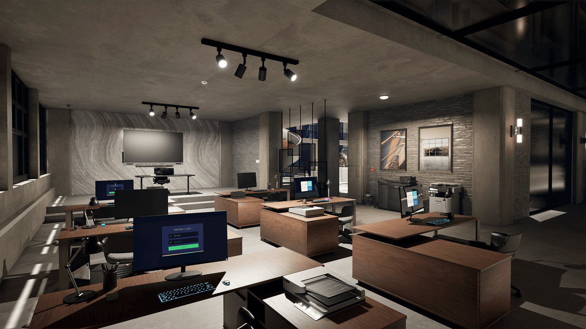 DexsoftGames's tweet photo. New Office👀
Corporate Building pack includes a modular, game-ready office environment. With 150+ unique meshes, an  example level and indoor garden elements, it’s perfect for building realistic office spaces.

Explore it on @fab 🔗https://t.co/y9X0mtIXkU 
#GameAssets #gamedev https://t.co/woOXyUh3KC