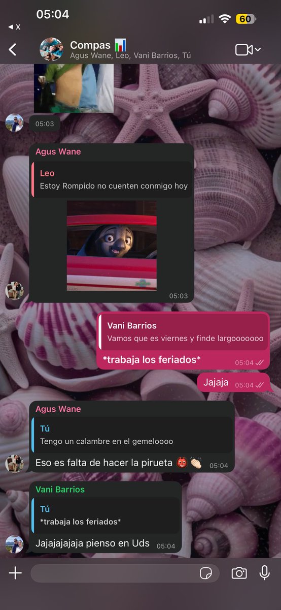 Estamos por entrar a laburar pero igual hablamos por wsp 😂 dame compañeros mas gds