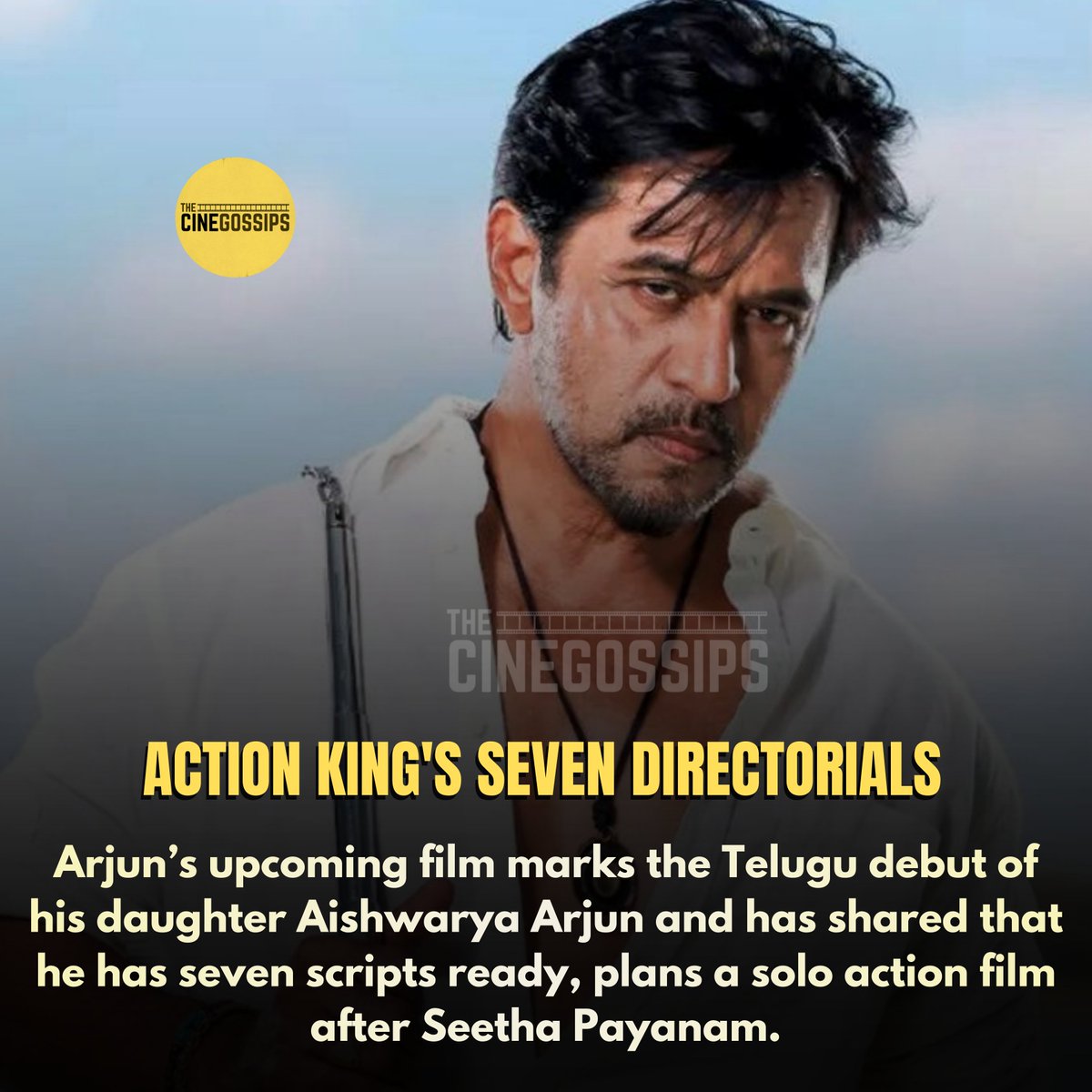 Action King #ArjunSarja's seven directorials on the way. 

#SeethaPayanam