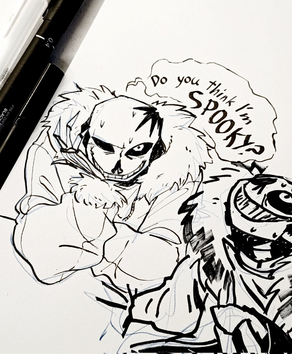 #HORRORSANS  class doodle of the ig huzz