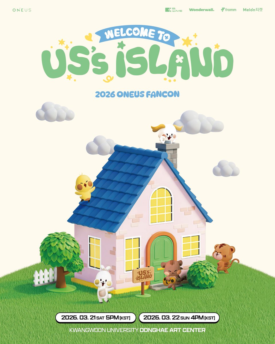 📢
2026 ONEUS FANCON :
Welcome to <US’s ISLAND> 🏕️

💚 POSTER #1

🧭 26.03.21 (SAT) 5PM (KST) 
🧭 26.03.22 (SUN) 4PM (KST)
🏕️ 광운대학교 동해문화예술회관 대극장

🔗 oneus.com/community/boar…

#원어스 #ONEUS
#어스스아일랜드 #USs_ISLAND