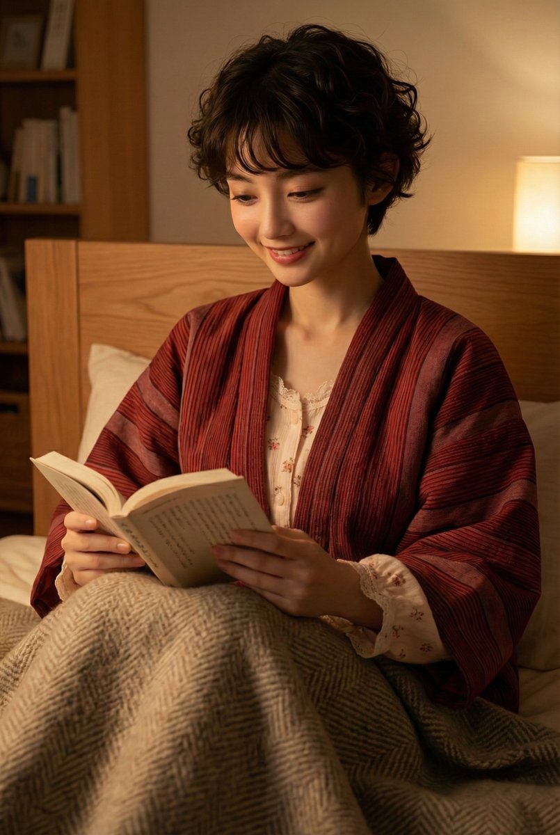 アイちゃん参加するよ〜😊
#パジャマったり 

半纏はおってみた😛