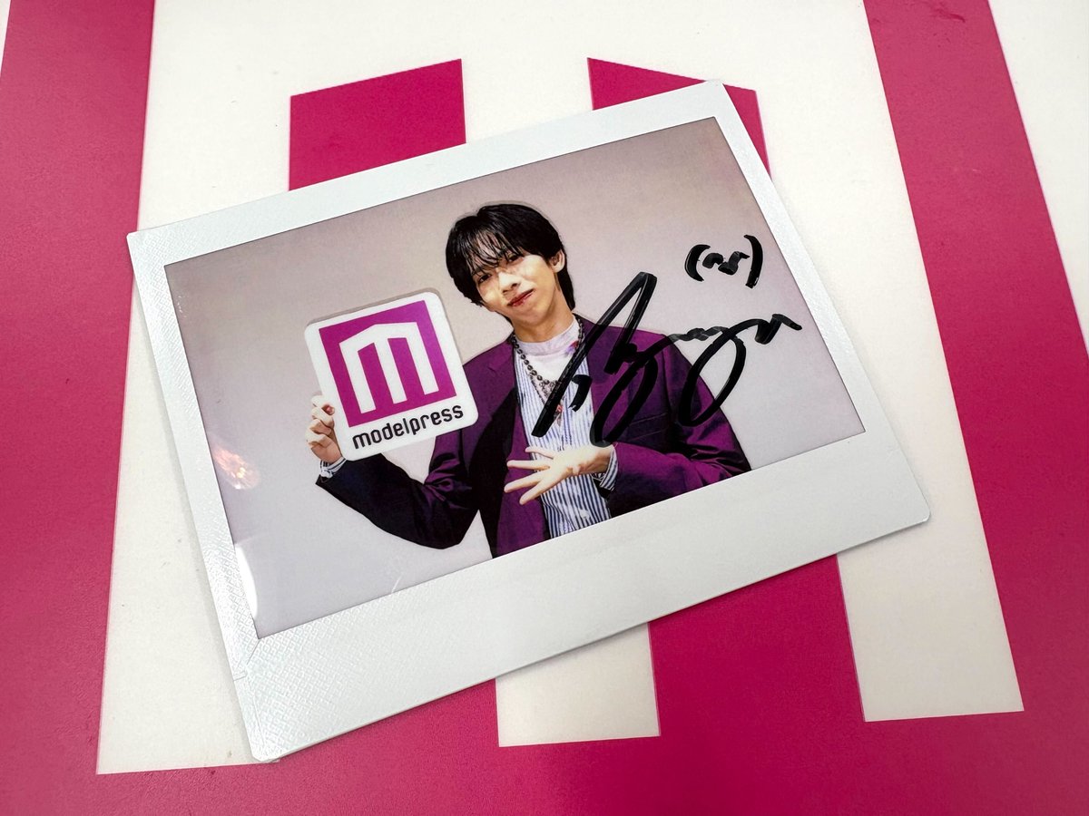 超特急リョウガさん サイン入りワイドチェキを1名様に🎁 ＼ 1️⃣